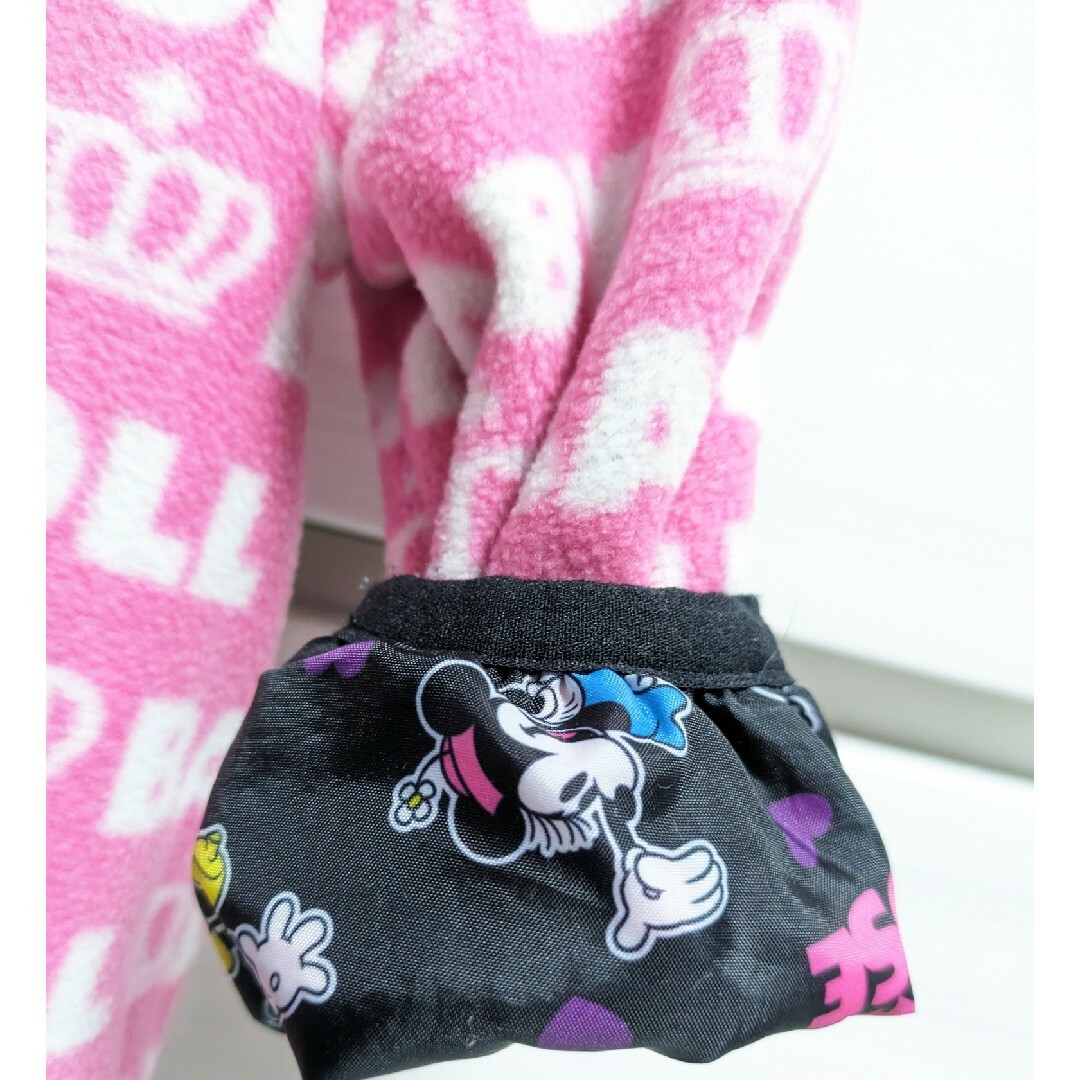 BABYDOLL(ベビードール)のBABYDOLL × ミニーマウス　８０　リバーシブル　フリース　ジャンパー キッズ/ベビー/マタニティのベビー服(~85cm)(ジャケット/コート)の商品写真