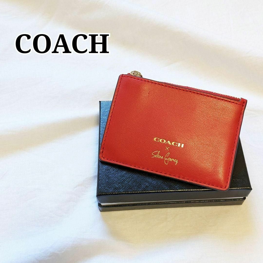 コーチ COACH コインケース 小銭入れ  赤 24779 セレーナ ゴメス