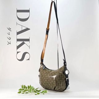 ダックス(DAKS)のDAKS ダックス ショルダーバッグ 斜めがけ 肩がけ 軽量 ロゴ 日本製(ショルダーバッグ)