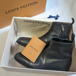 ルイヴィトン(LOUIS VUITTON)のルイヴィトン エピ 18年 6 1/2 ブーツ ブラック 黒 レザー(ブーツ)