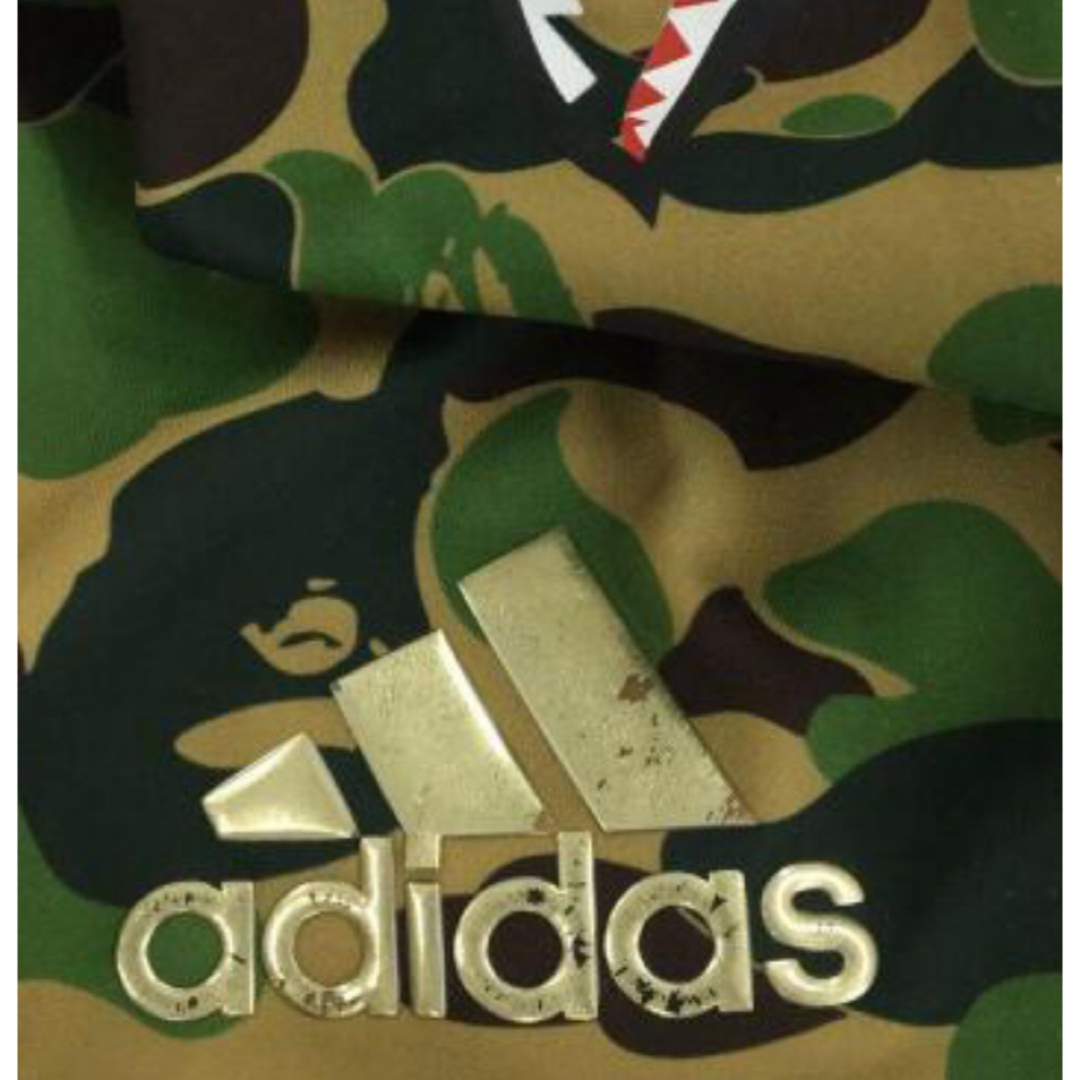 A BATHING APE - a bathing ape ✖️ adidas コラボパーカーの A BATHING APE - a bathing ape ✖️ adidas コラボパーカーの