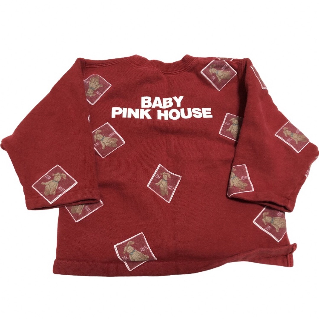 BABY PINK HOUSE　オーバーオール　サロペット　うさぎ　刺繍　レトロ