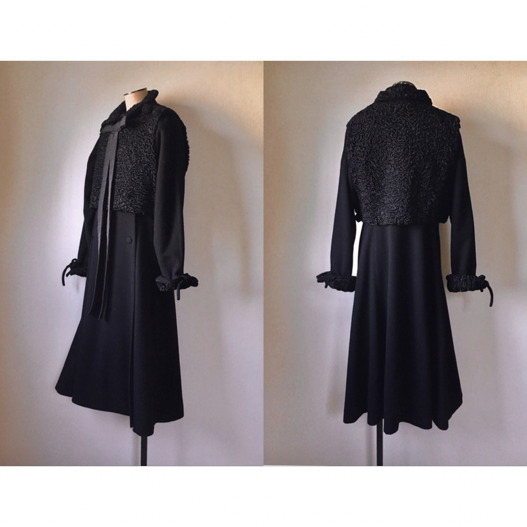 80s Karl Lagerfeld Astrachan Fur Coat