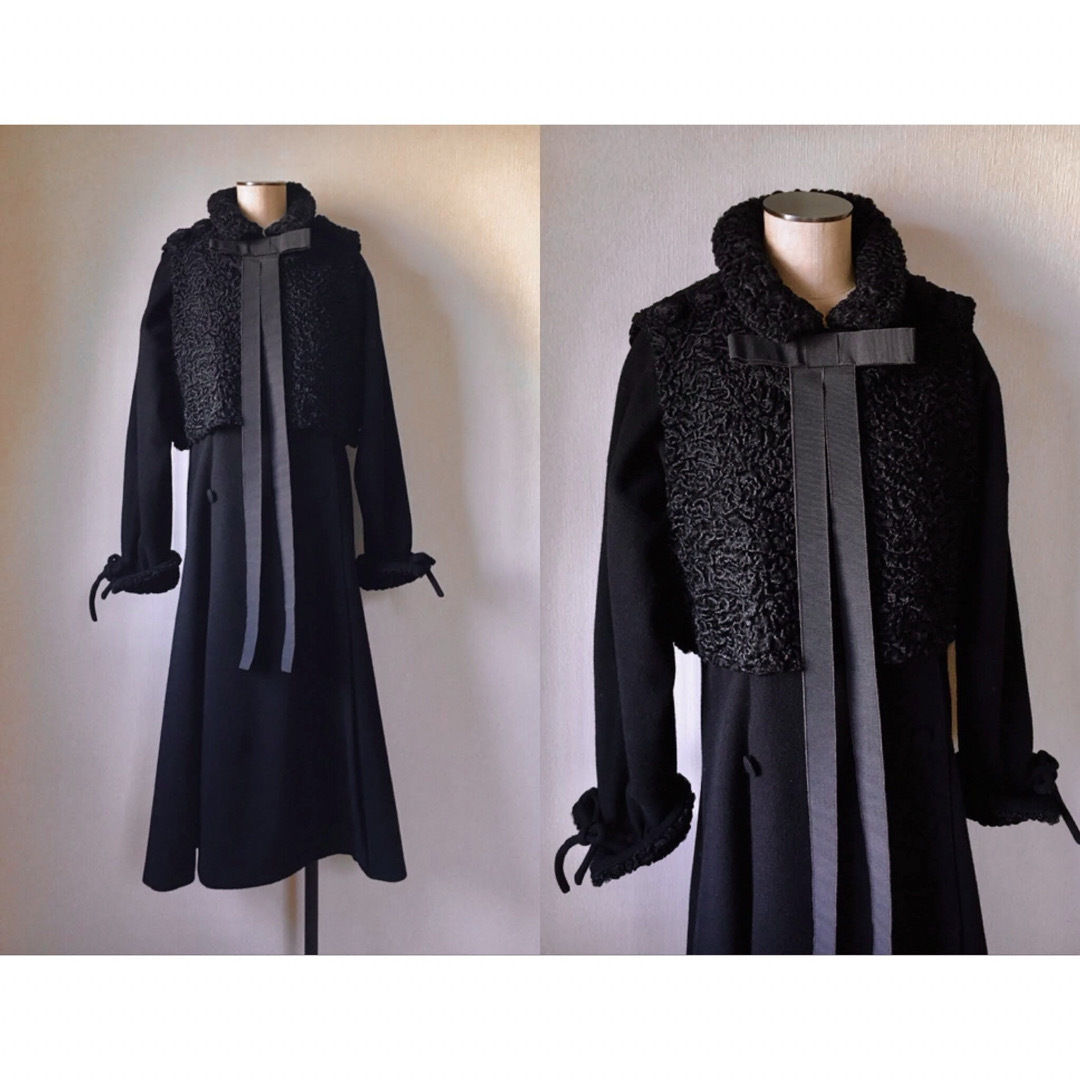 80s Karl Lagerfeld Astrachan Fur Coat