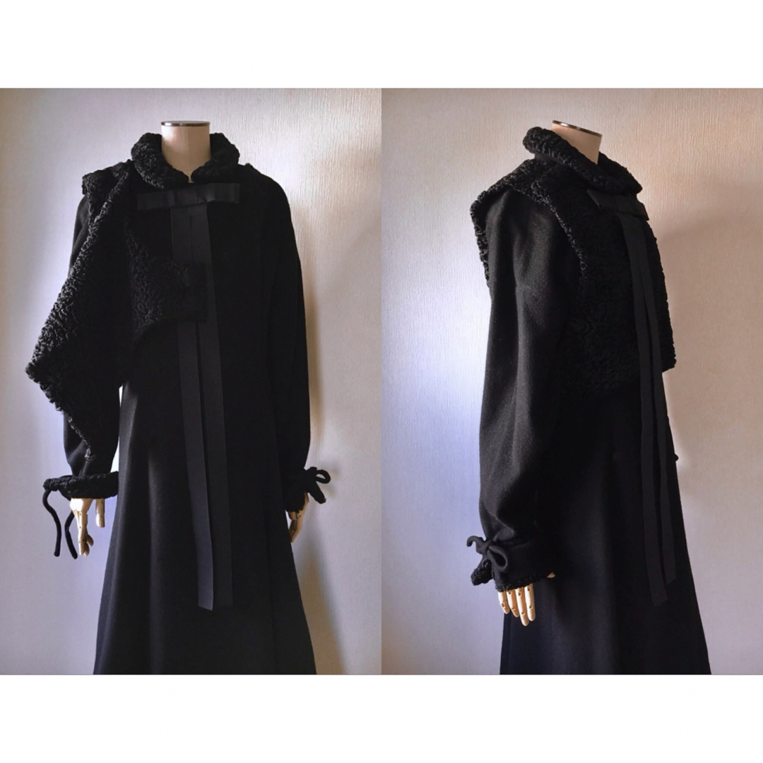 80s Karl Lagerfeld Astrachan Fur Coat