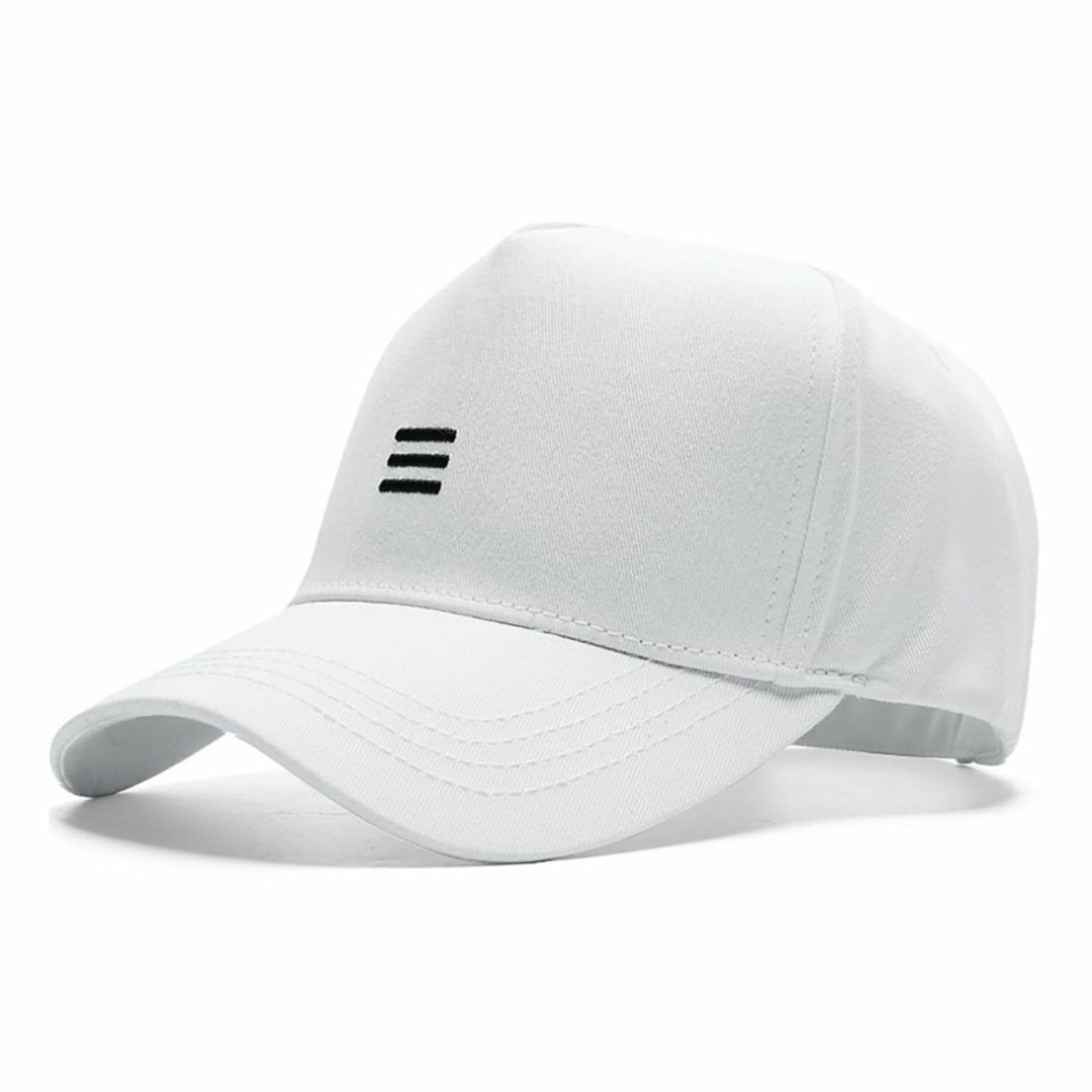 【色: ホワイト】[Lovechic] キャップ 大きいサイズ メンズ 帽子 深
