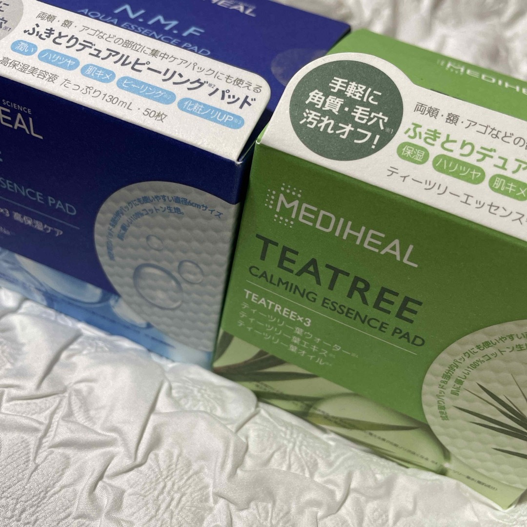 MEDIHEAL(メディヒール)のN.M.Fアクア エッセンスパッド TEATREE カーミングエッセンスパッド コスメ/美容のスキンケア/基礎化粧品(パック/フェイスマスク)の商品写真