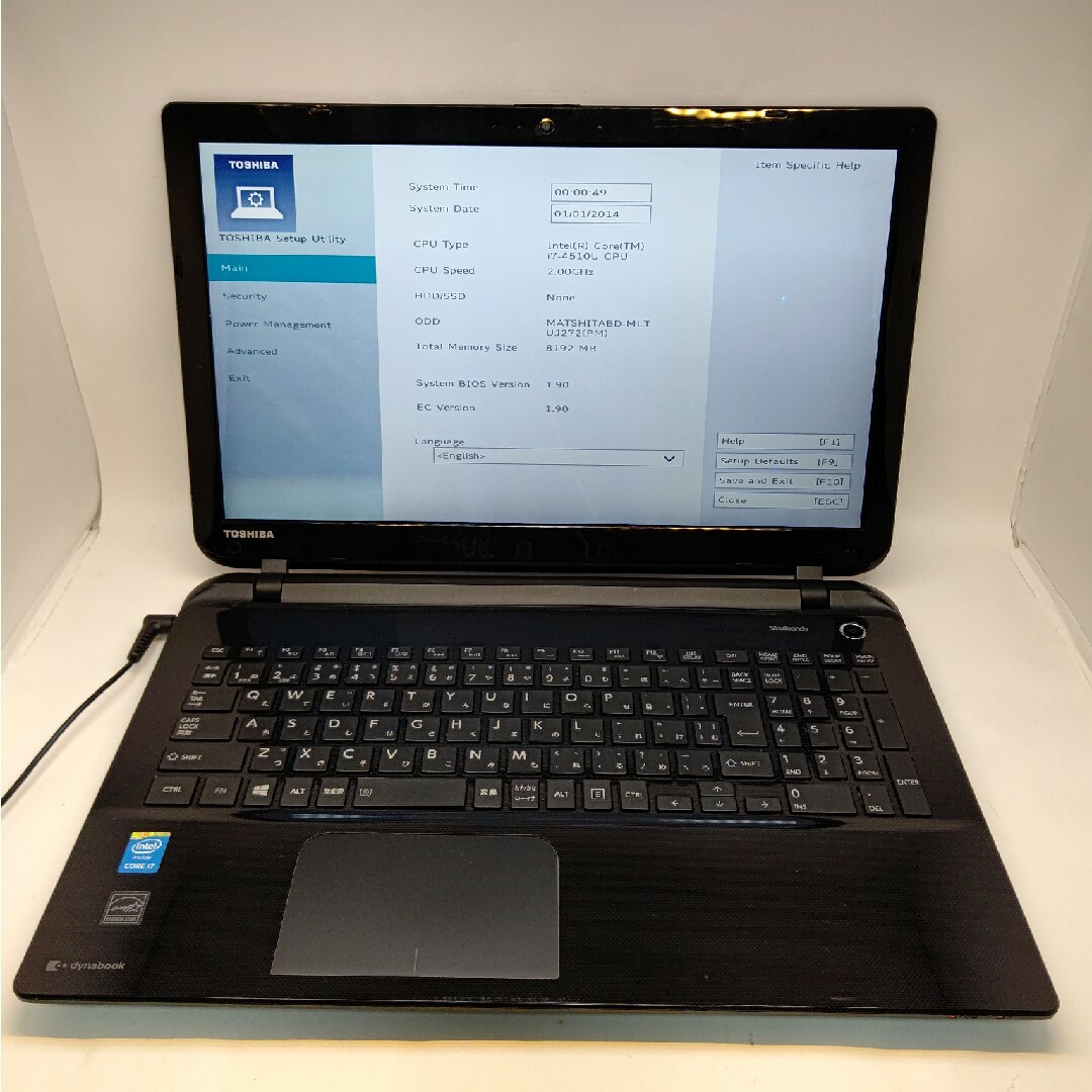 東芝 dynabook T75 Core i7 4510U 2.00GHzPC/タブレット