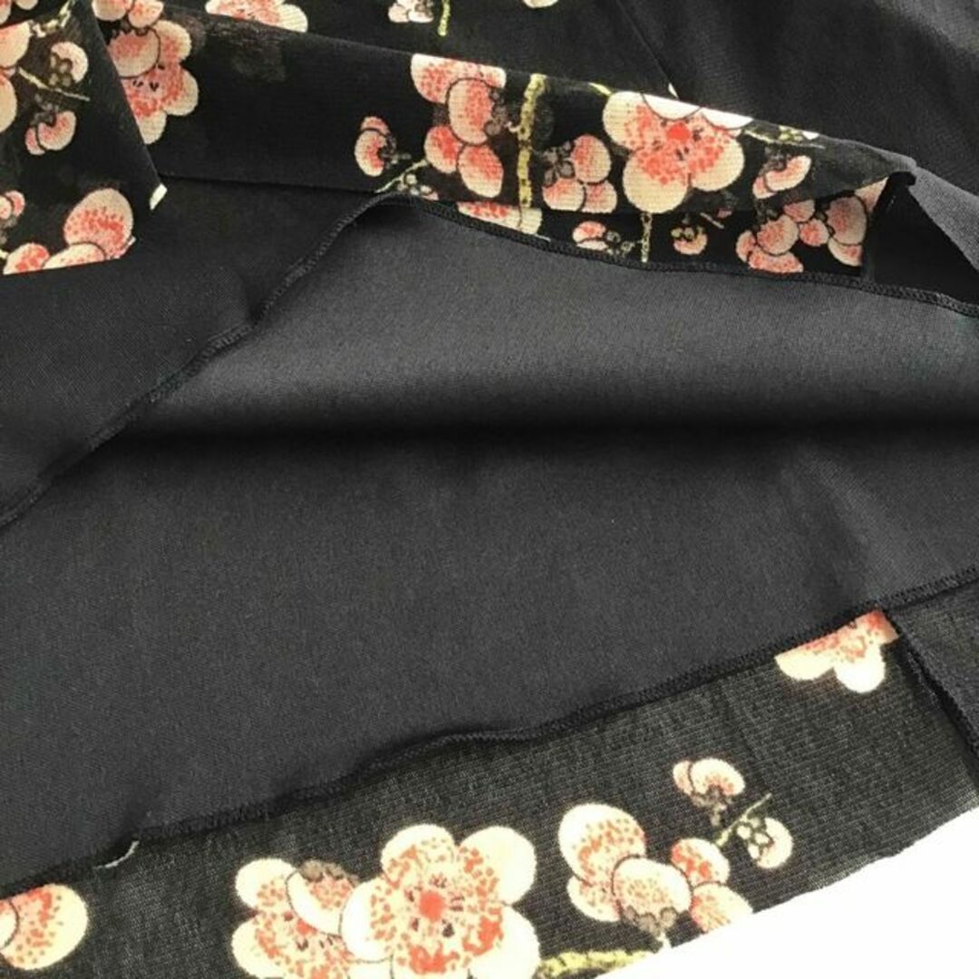 0】ヴィヴィアンタム ノースリーブ 花柄 ワンピース 黒 販売用ページ