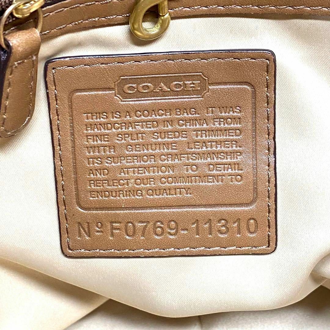 COACH パッチワーク ターンロック トートバッグ 6816