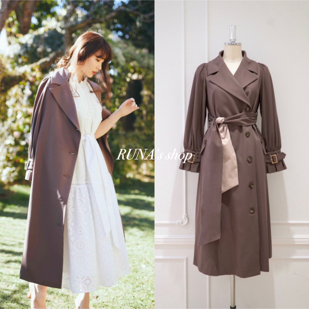 Her lip to♡Belted Dress Trench Coat新品未使用