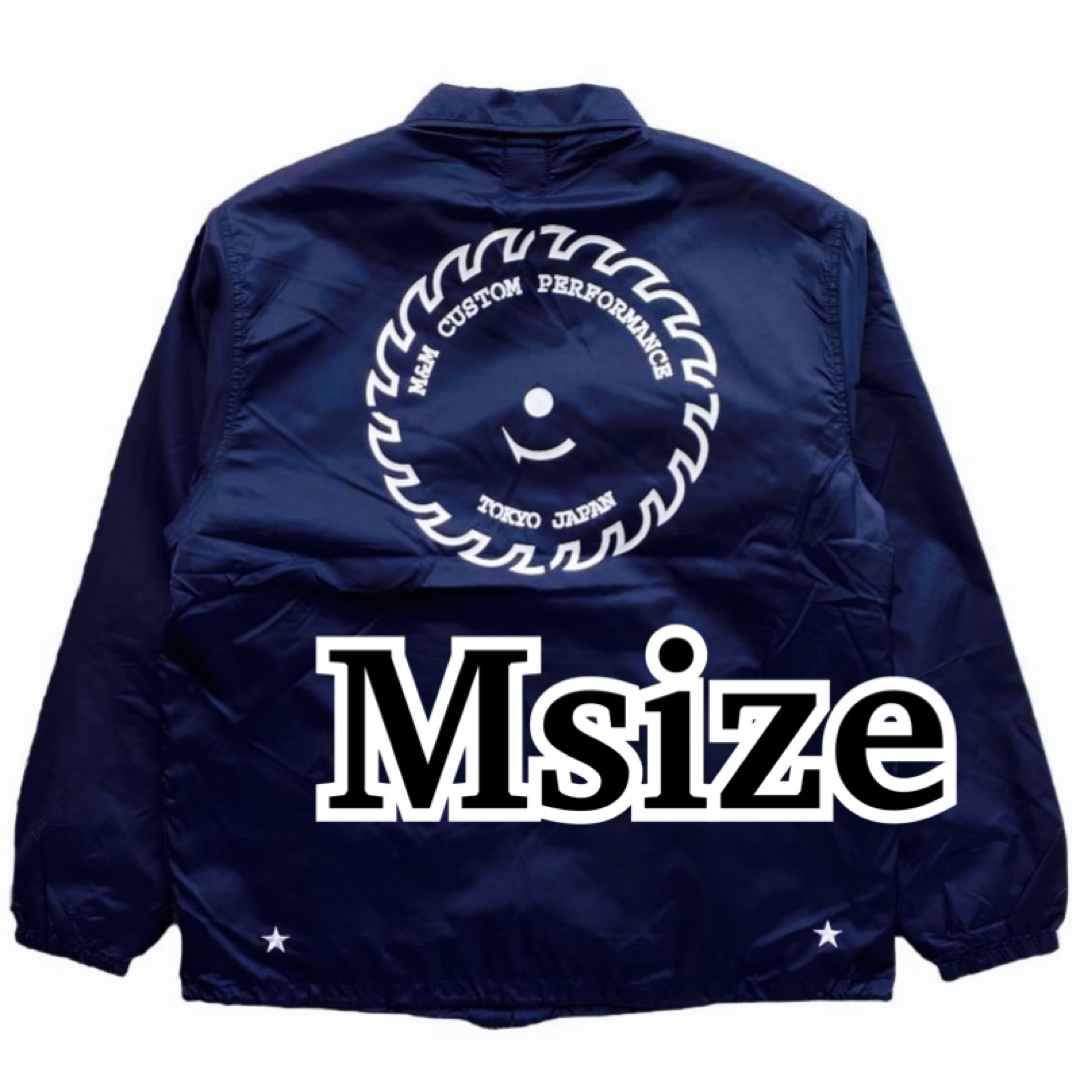 エムアンドエム ボアコーチジャケット/Mu0026M NAVY Lサイズ-