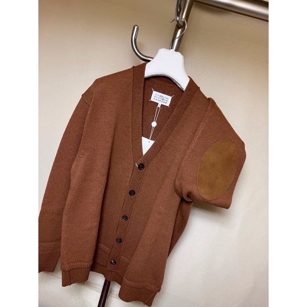 新品 M マルジェラ 22aw エルボーパッチニット カーディガン キ 5365