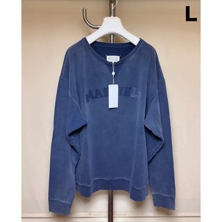 マルタンマルジェラ(Maison Martin Margiela)の新品 L 23ss マルジェラ オーバーダイロゴ スウェット 5415(スウェット)