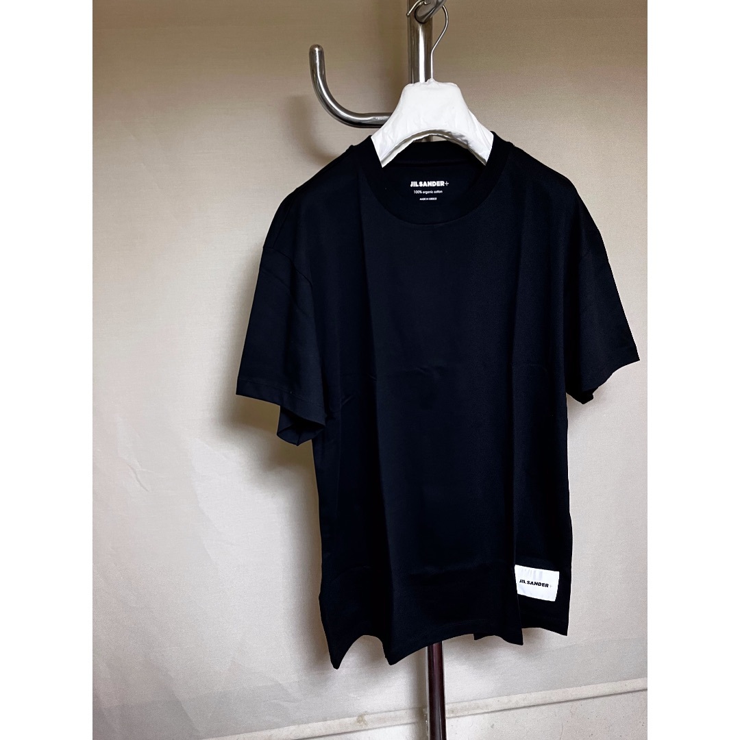 新品 XXL JIL SANDER 21aw パックTシャツ 黒 バラ 5386 2