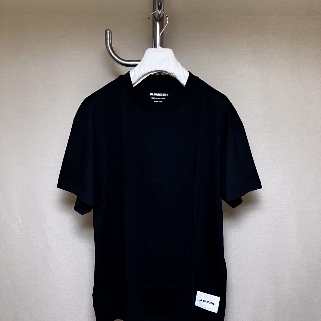 新品 XXL JIL SANDER 21aw パックTシャツ 黒 バラ 5386 4