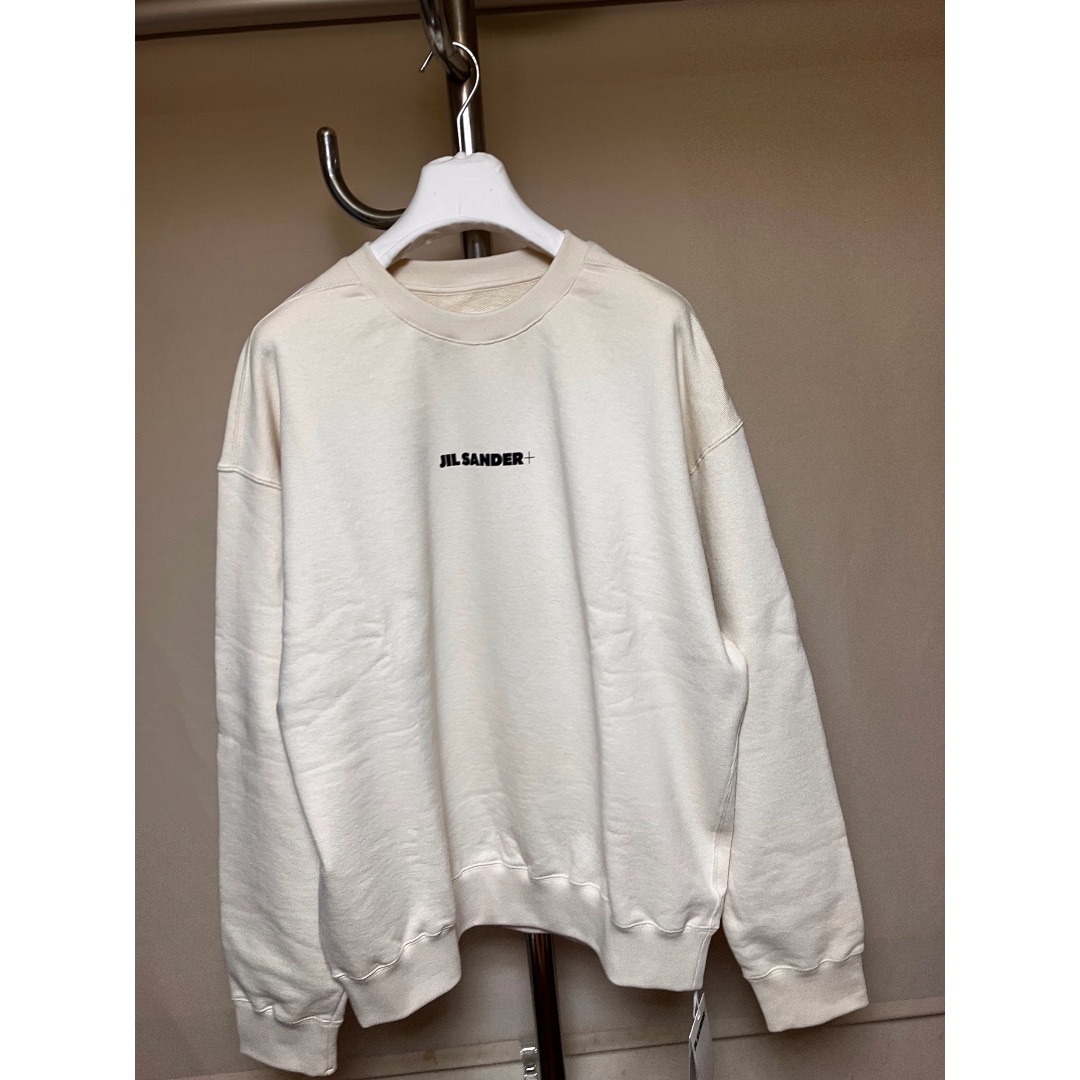 JIL SANDER - 新品 XL JIL SANDER 23ss ロゴスウェット ベージュ JIL SANDER - 新品 XL JIL SANDER 23ss ロゴスウェット ベージュ