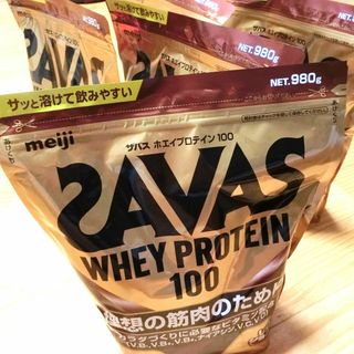 ザバス(SAVAS)の明治  ザバス  ホエイプロテイン100 リッチショコラ味 950g プロテイン(その他)