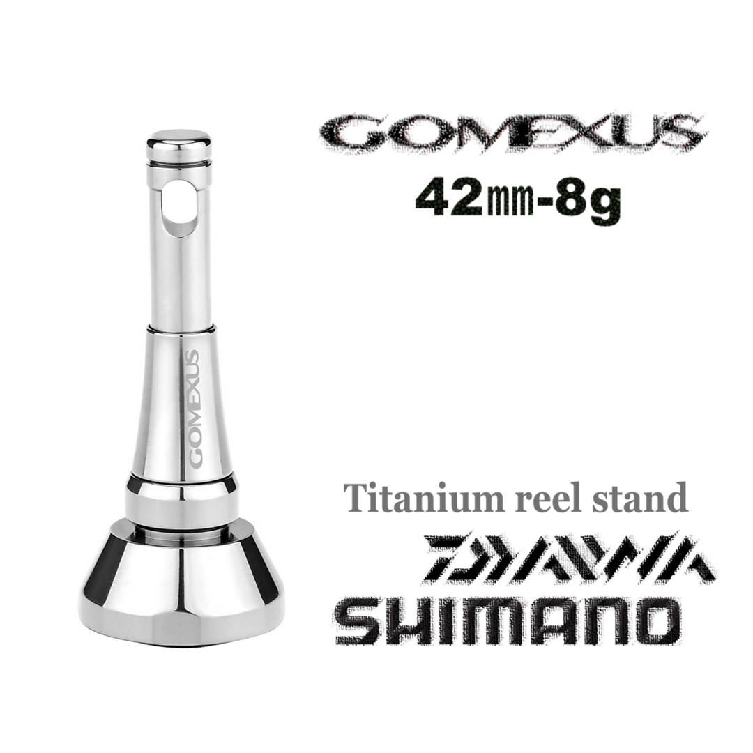 ゴメクサス 42mm 22ステラ シマノ オールチタン　チタン製　リールスタンド | フリマアプリ ラクマ