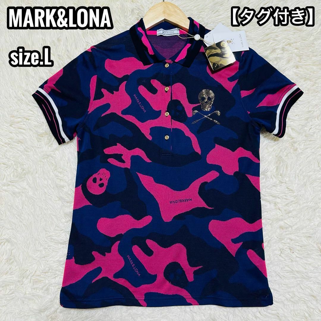 MARK&LONA - 【タグ付き】MARK&LONA ゴルフウェア ポロシャツ カモフラ