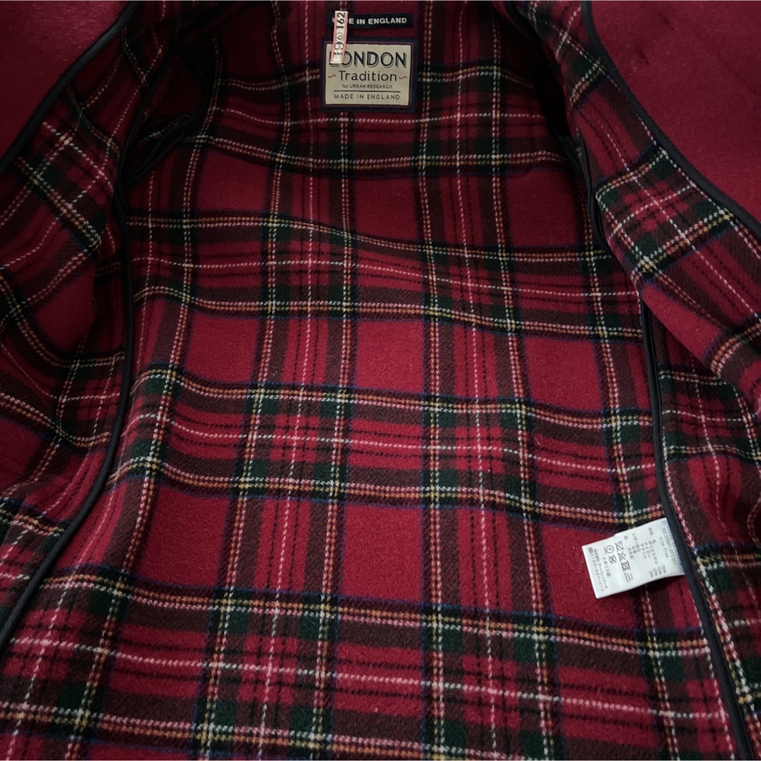 URBAN RESEARCH》ダッフルコート ワイン レッド 赤 フリーサイズ-