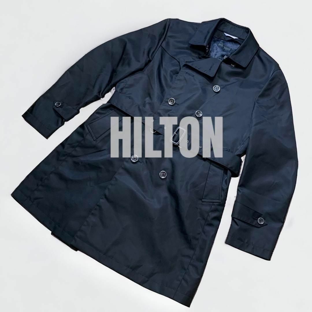 【美品】HILTON プレミアムダブルトレンチコート XL ビジネス