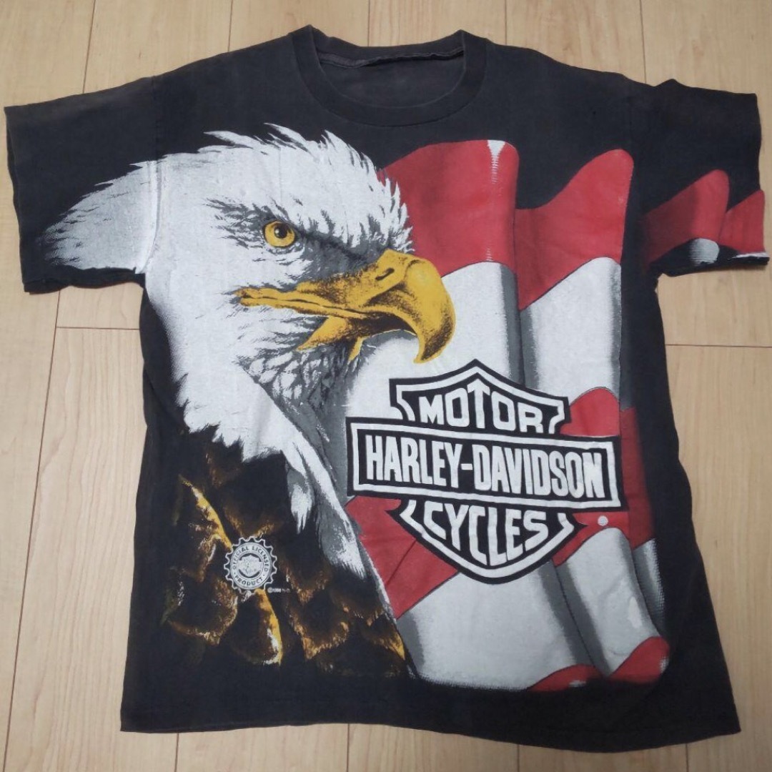 希少 ビンテージ HARLEY DAVIDSON ハーレーダビッドソン Tシャツ-