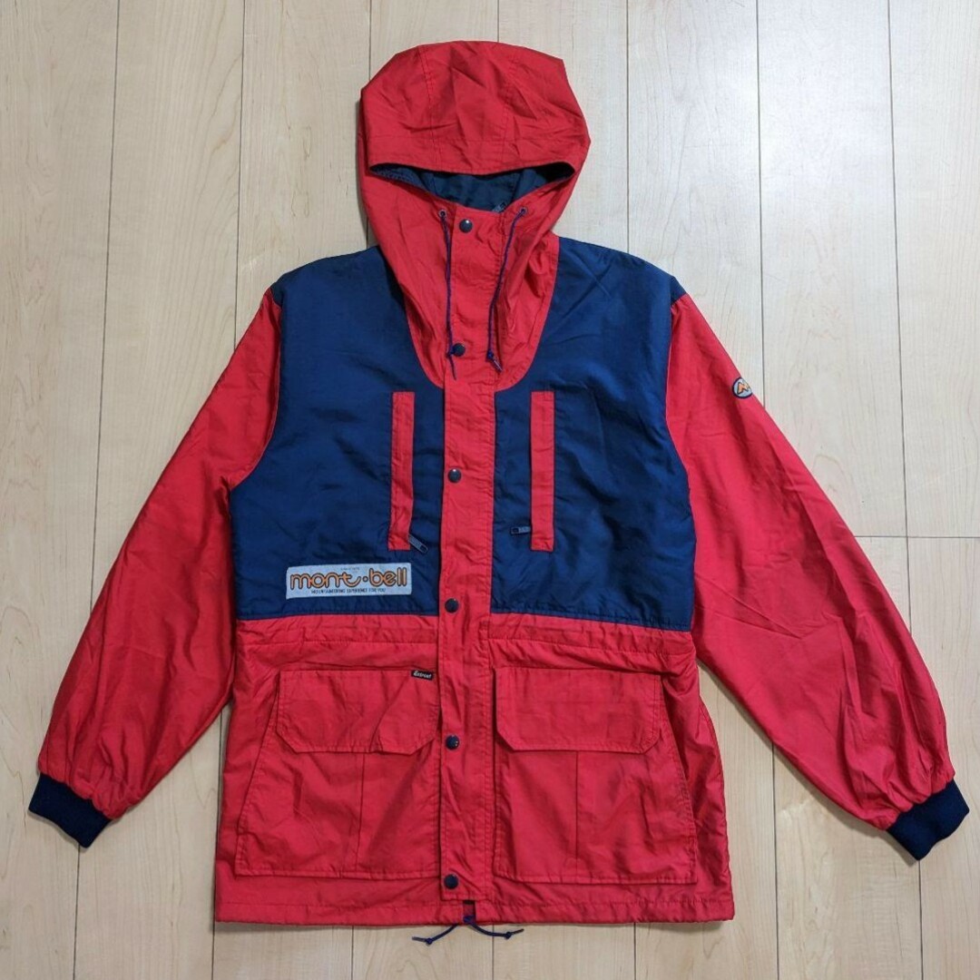 M 良品 montbell モンベル マウンテンパーカー ナイロンパーカー-
