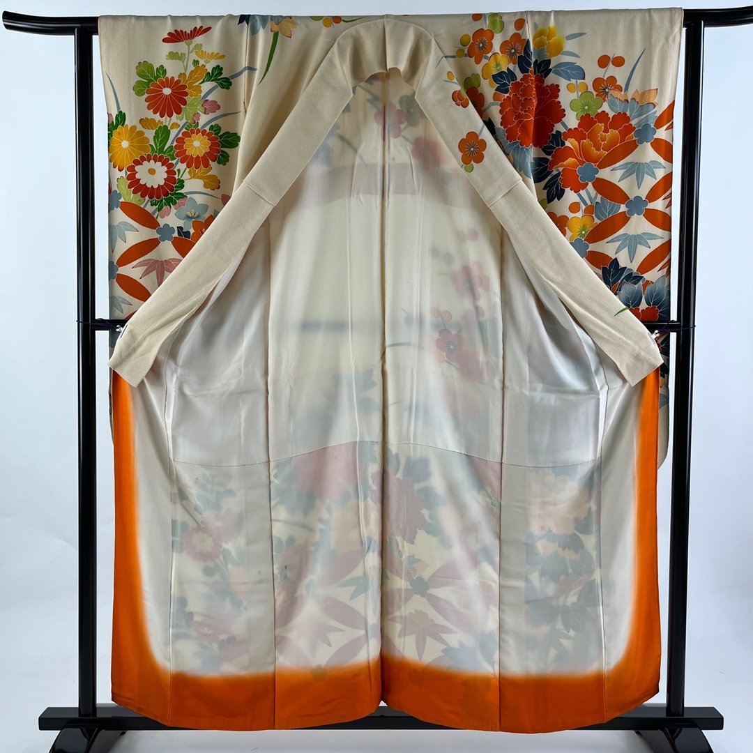 振袖 身丈156.5cm 裄丈62.5cm 正絹 秀品 【中古】