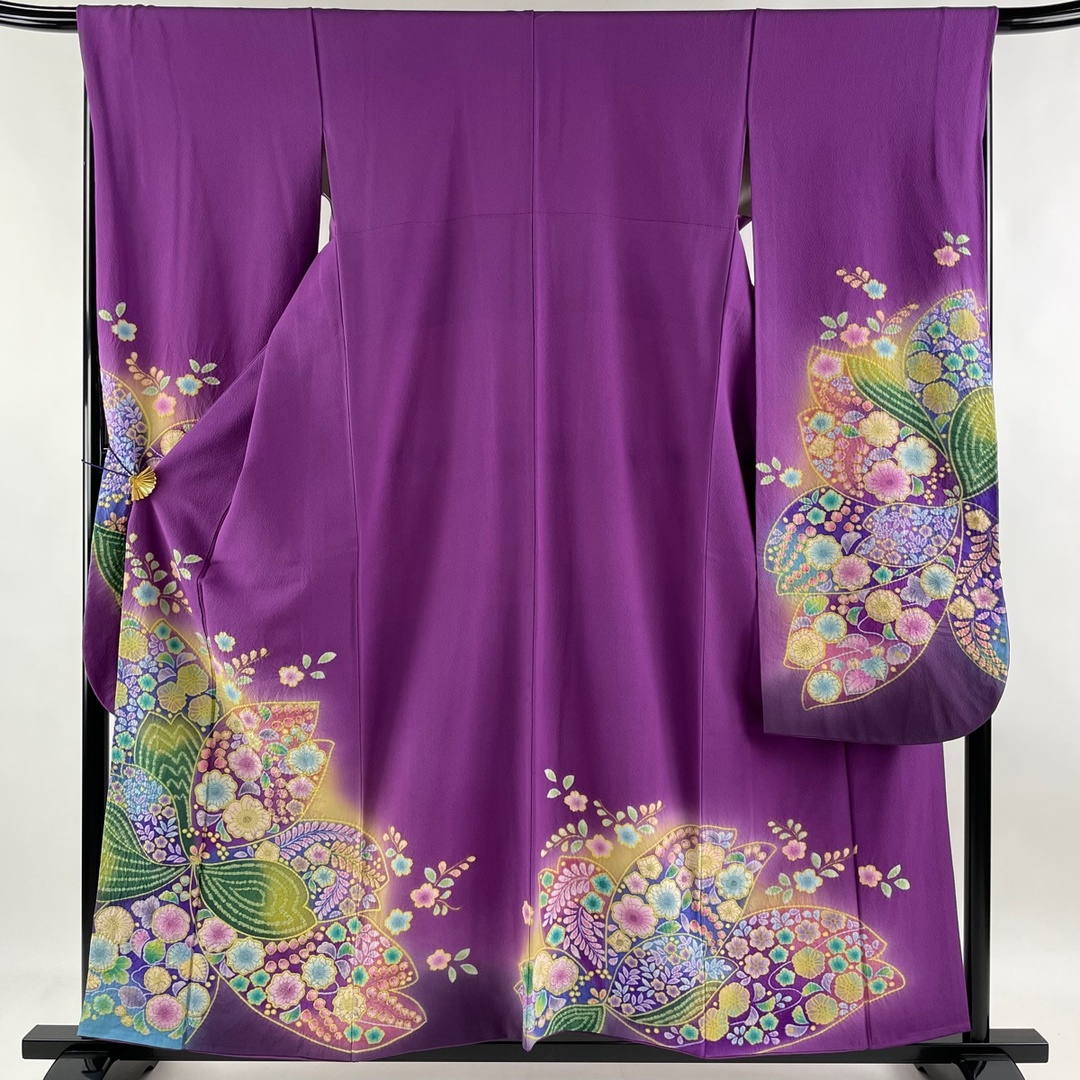 振袖 身丈158.5cm 裄丈67.5cm 正絹 名品-