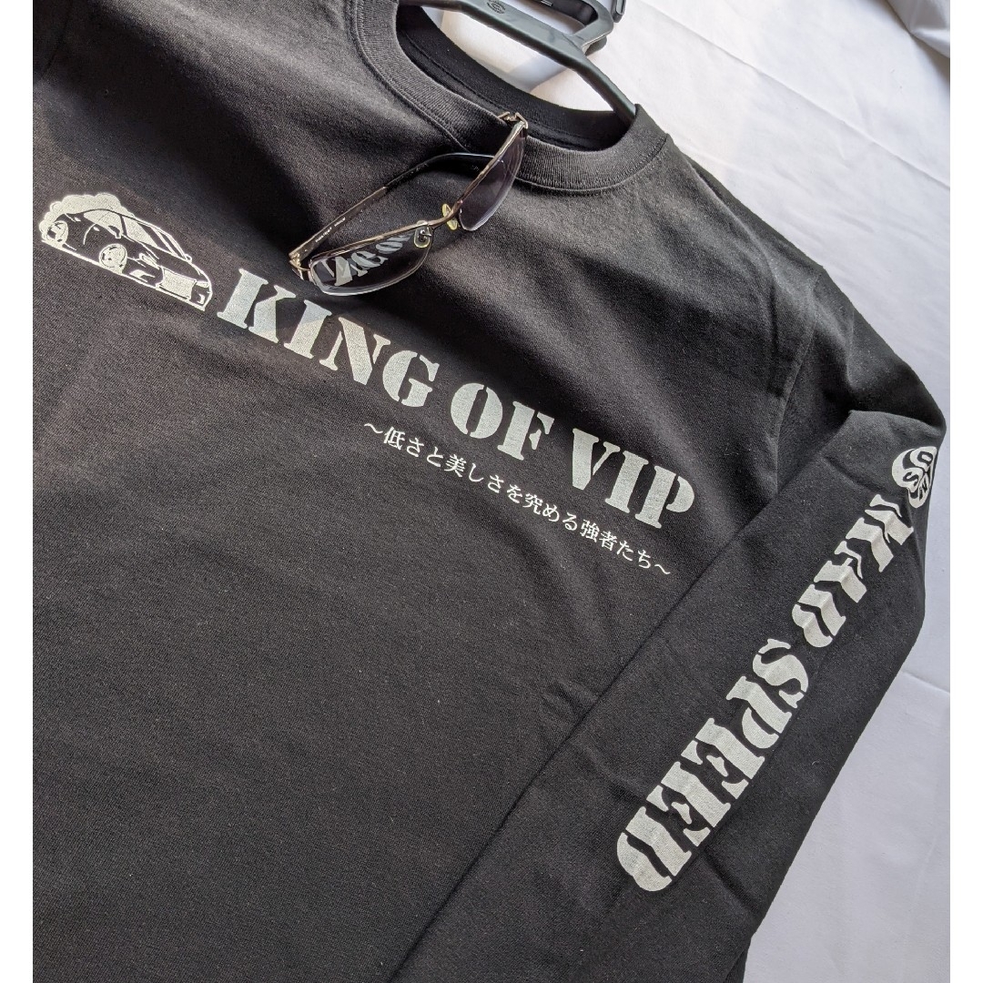 UnitedAthle(ユナイテッドアスレ)の【MADSPEED】趣味Tシャツ  VIPCAR 黒 セルシオ クラウン シーマ メンズのトップス(Tシャツ/カットソー(七分/長袖))の商品写真