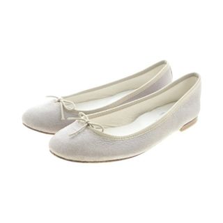 レペット(repetto)のrepetto レペット パンプス EU37(23.5cm位) グレー系 【古着】【中古】(ハイヒール/パンプス)