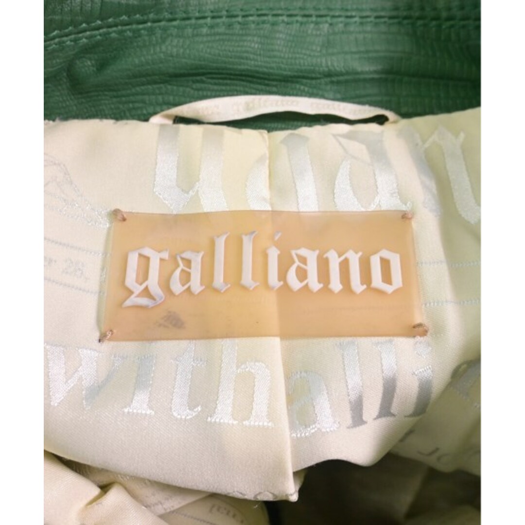 GALLIANO(ガリアーノ)のgalliano ガリアーノ ブルゾン（その他） 40(M位) 緑 【古着】【中古】 レディースのジャケット/アウター(その他)の商品写真