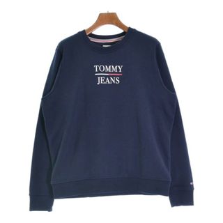 トミージーンズ(TOMMY JEANS)のTOMMY JEANS トミージーンズ スウェット L 紺 【古着】【中古】(トレーナー/スウェット)