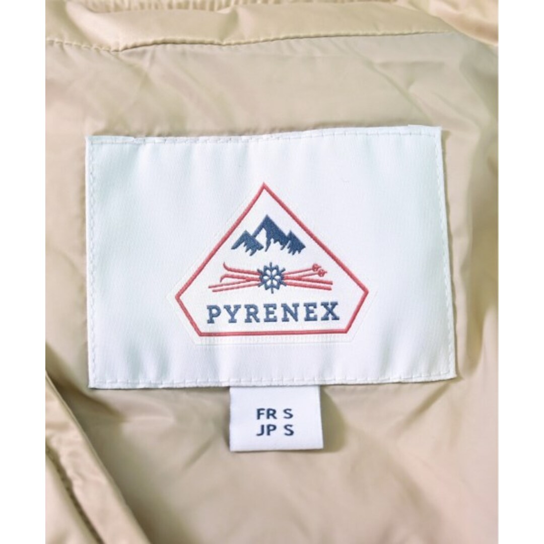 Pyrenex(ピレネックス)のPYRENEX ピレネックス ダウンジャケット/ダウンベスト S ベージュ 【古着】【中古】 メンズのジャケット/アウター(ダウンジャケット)の商品写真