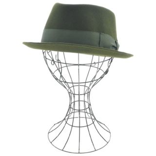 ボルサリーノ(Borsalino)のBorsalino ボルサリーノ ハット 59 緑 【古着】【中古】(ハット)