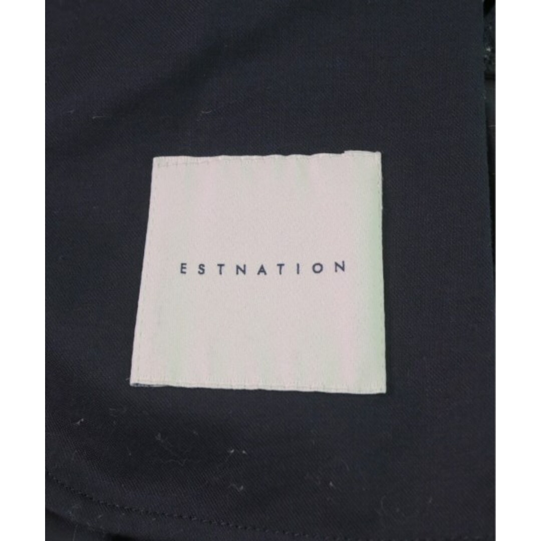 ESTNATION(エストネーション)のESTNATION エストネーション スラックス M 紺xグレー系(ストライプ) 【古着】【中古】 メンズのパンツ(スラックス)の商品写真