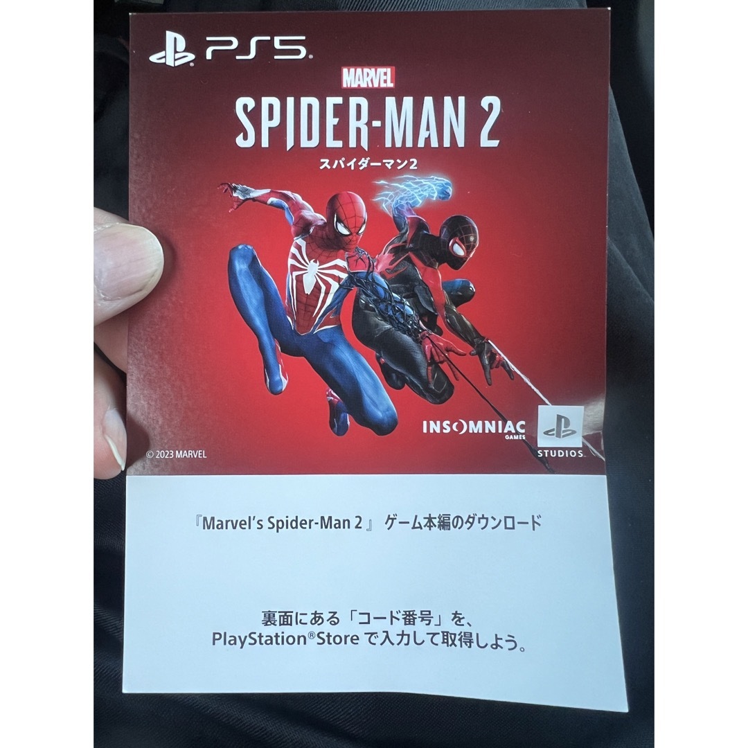 マーベル　スパイダーマン2 ps5 新品未開封