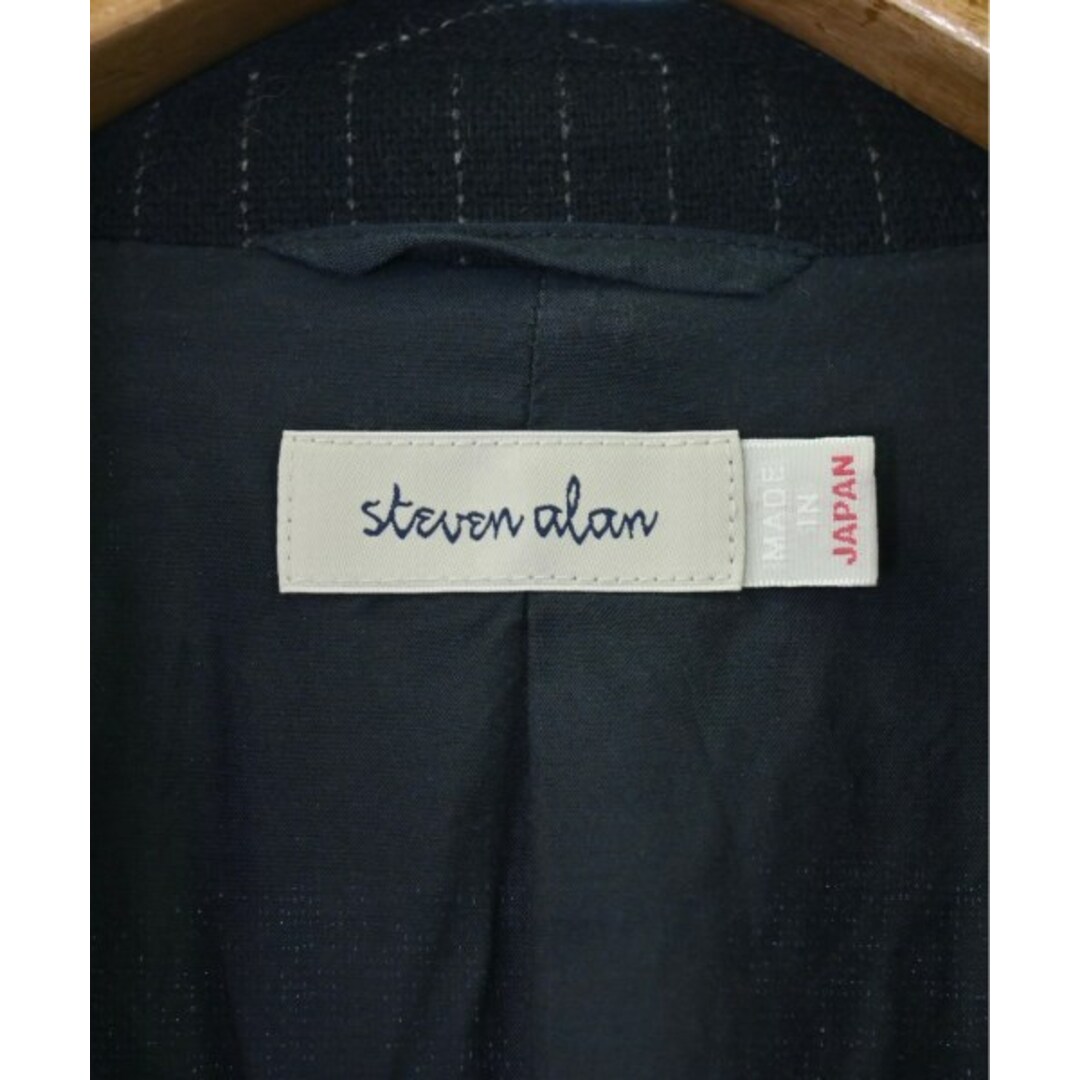 steven alan(スティーブンアラン)のsteven alan スティーブンアラン コート XL 紺x白(ストライプ) 【古着】【中古】 メンズのジャケット/アウター(その他)の商品写真