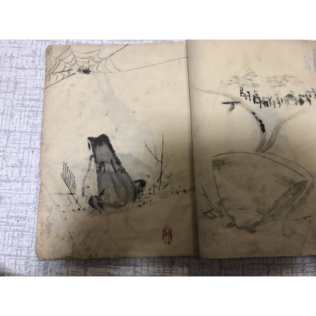 和本　画平本　江戸時代　魚屋北渓 エンタメ/ホビーの美術品/アンティーク(書)の商品写真