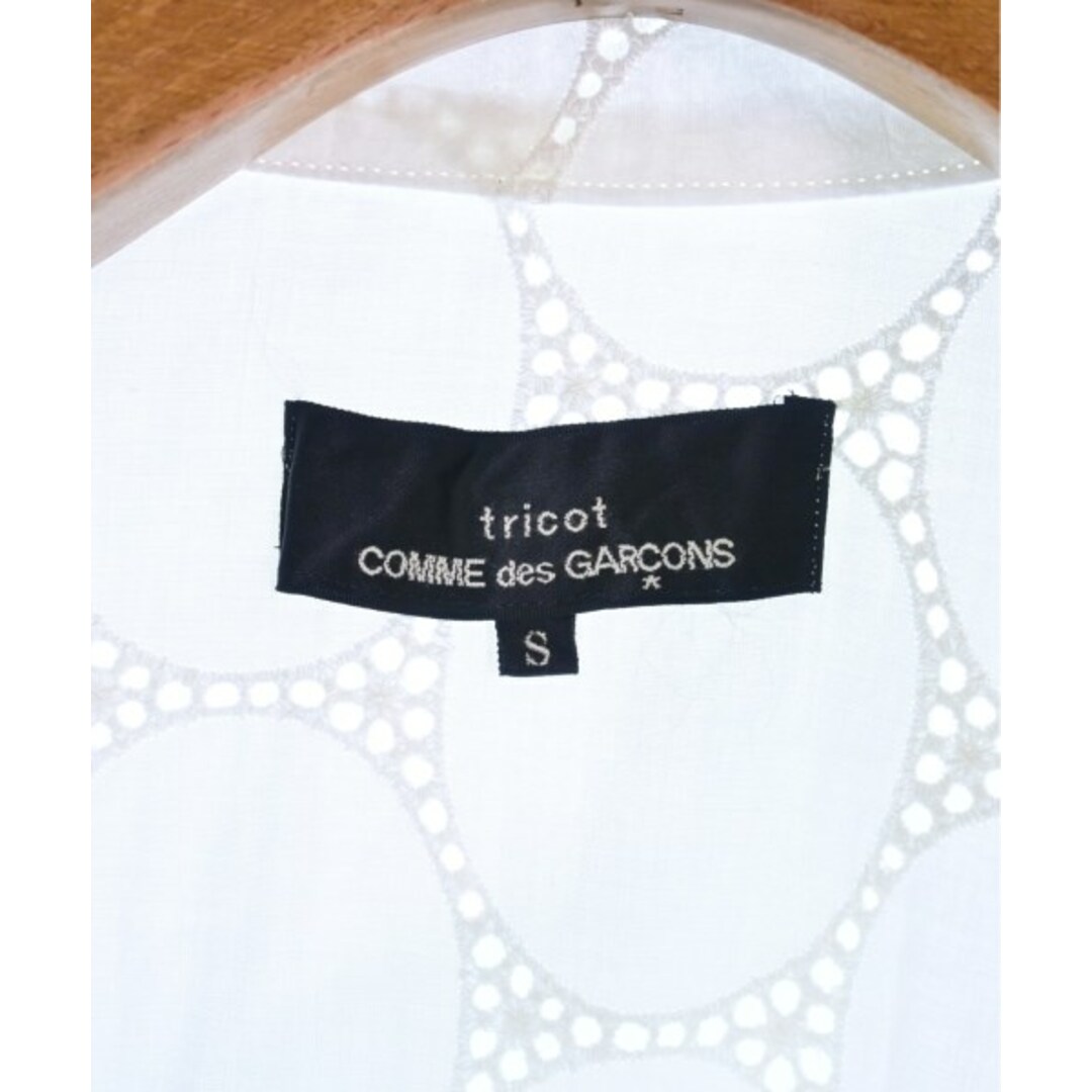 tricot COMME des GARCONS ブラウス S 白(レース) 2