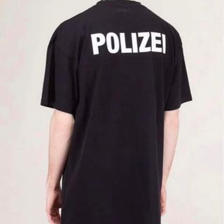 VETEMENTS POLIZEI Tシャツ　Lサイズ　FW21