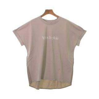 アウィーエフ(AuieF)のAuieF アウィーエフ Tシャツ・カットソー 38(M位) ベージュ 【古着】【中古】(カットソー(半袖/袖なし))