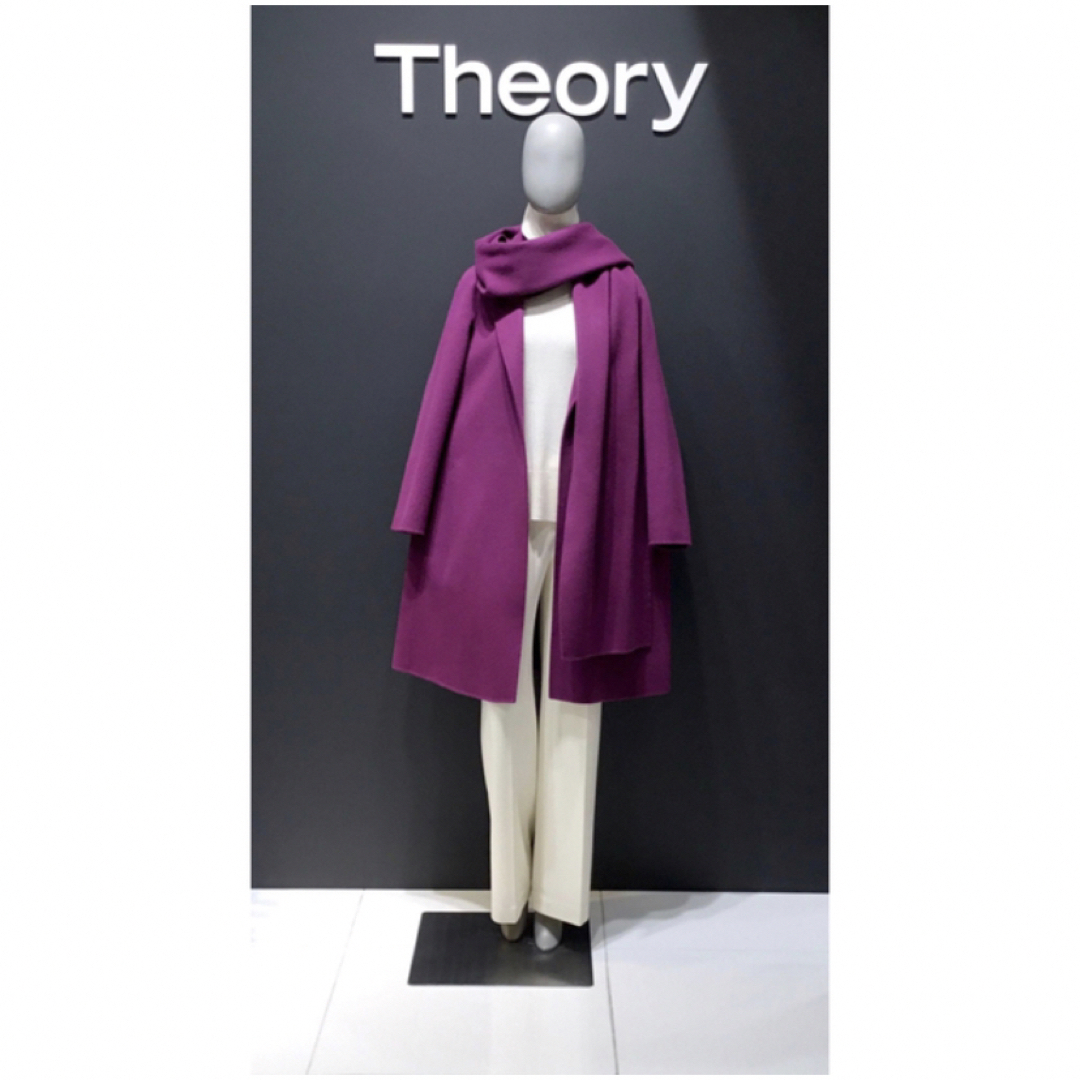 theory(セオリー)のTheory 20aw マフラー付きコート レディースのジャケット/アウター(ロングコート)の商品写真