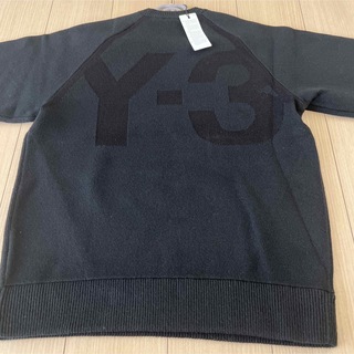 ワイスリー(Y-3)のY3 長袖ニット　ブラック　Sサイズ　新品タグ付き(ニット/セーター)