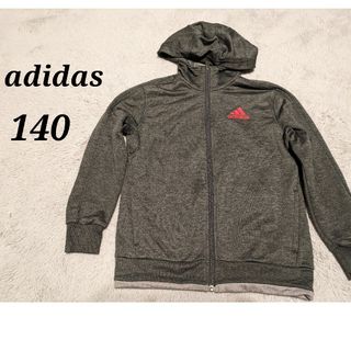 アディダス(adidas)のadidas　アディダス　ジップアップパーカー　140(ジャケット/上着)