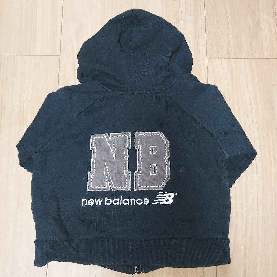 New Balance(ニューバランス)の【new balance】ジップアップパーカー キッズ/ベビー/マタニティのキッズ服女の子用(90cm~)(その他)の商品写真