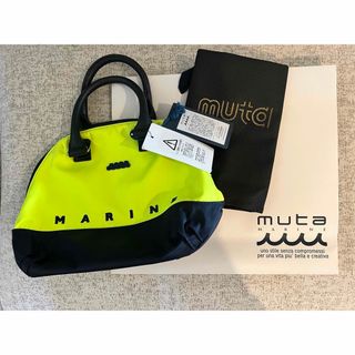 muta - MUTA MARINE バイカラーナイロン ハンドバッグ の通販 by Golf