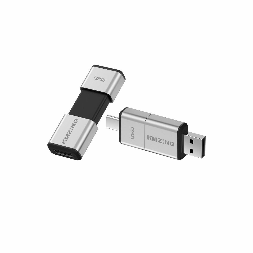 Type C USB3.0 128GBデュアルインターフェイス高速USBメモリ（