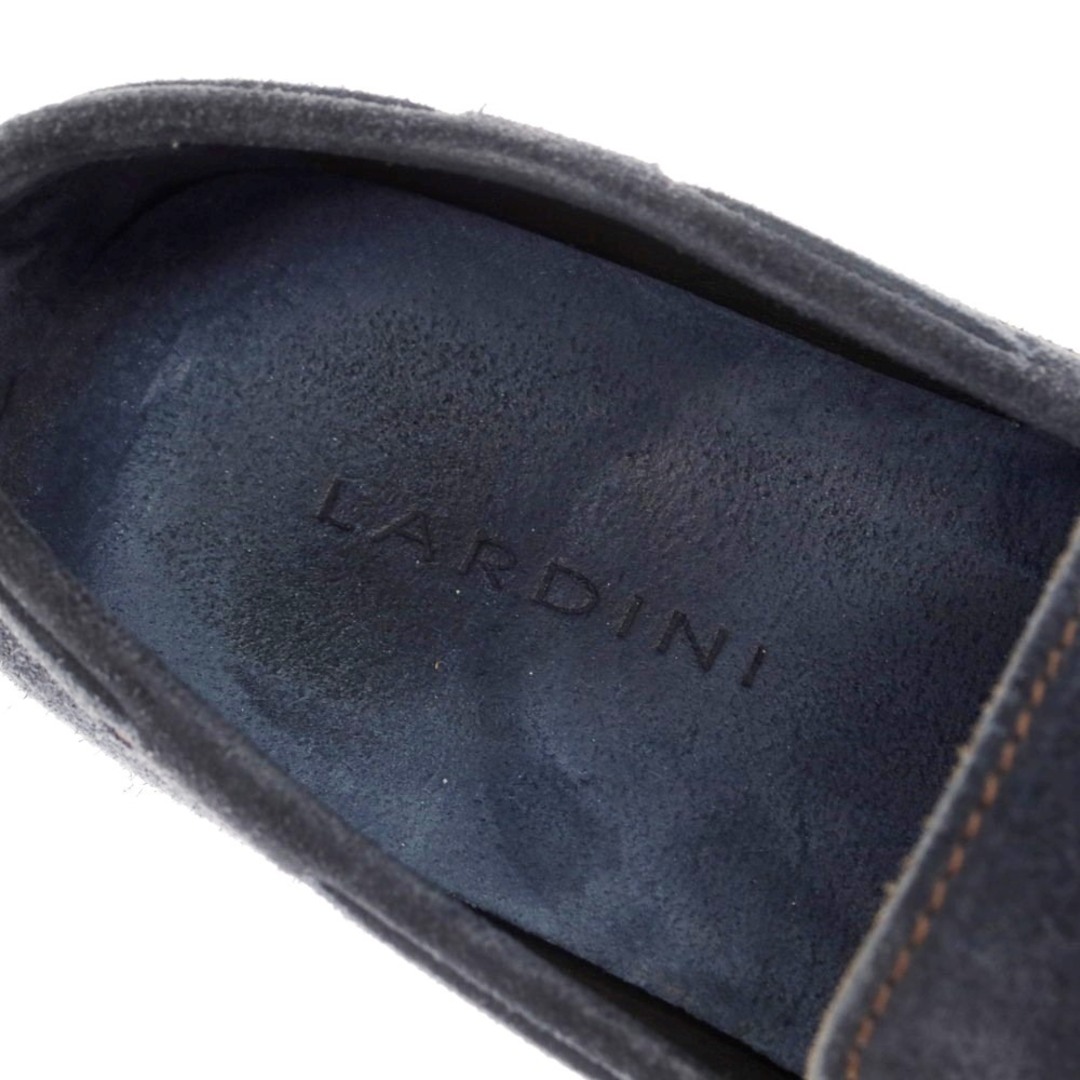 LARDINI(ラルディーニ)の【中古】ラルディーニ LARDINI スエード ドライビングシューズ ネイビー【サイズ5】【メンズ】 メンズの靴/シューズ(その他)の商品写真